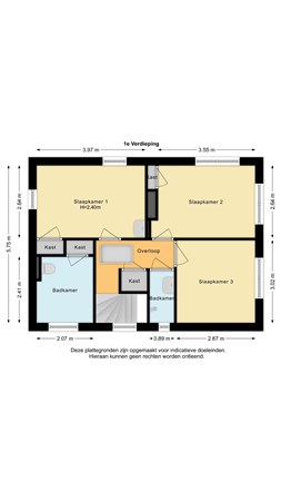 Floorplan - Groeneweg 36, 3124 KA Schiedam